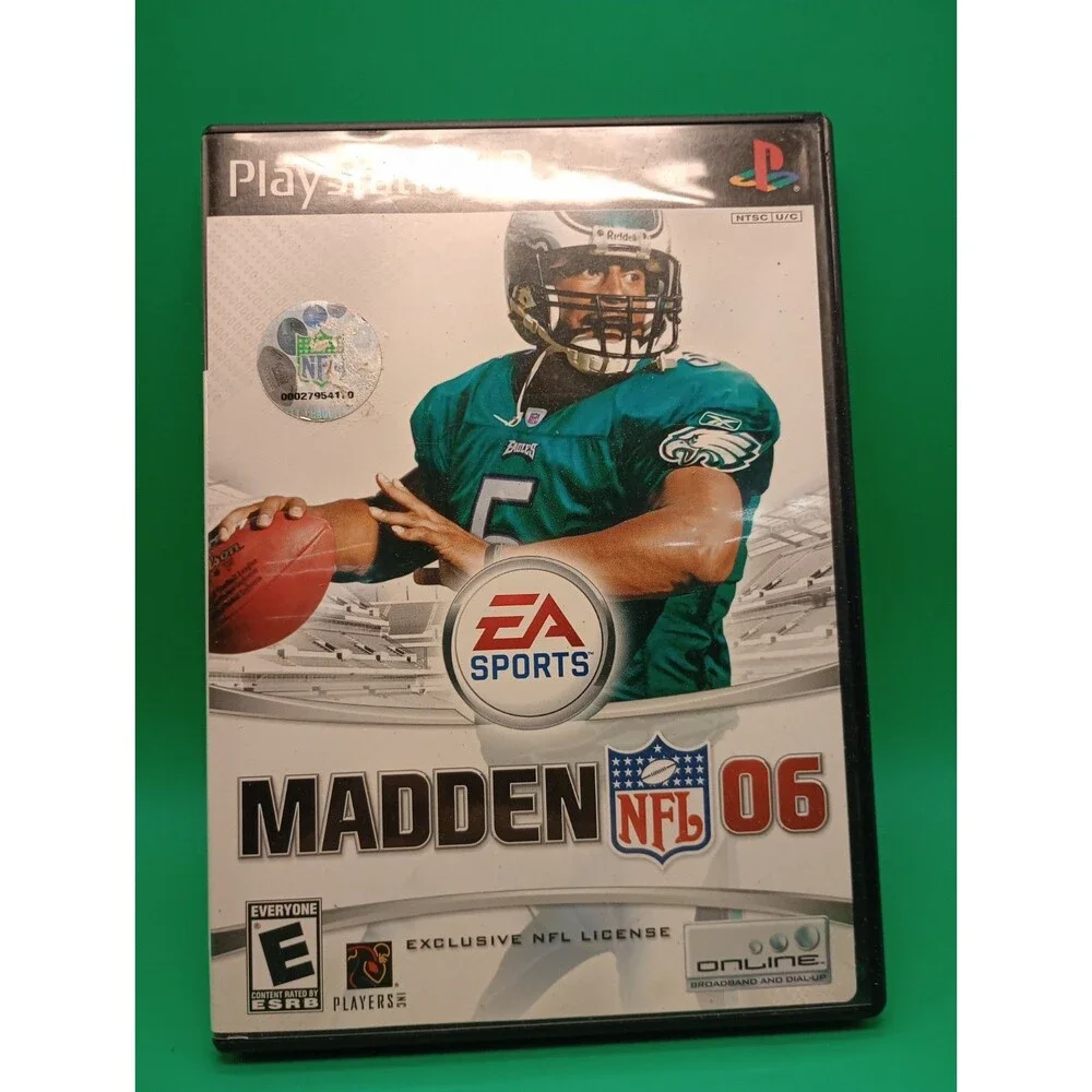Ea Sports NFL 06 Madden PlayStation 2 DVD Video Game